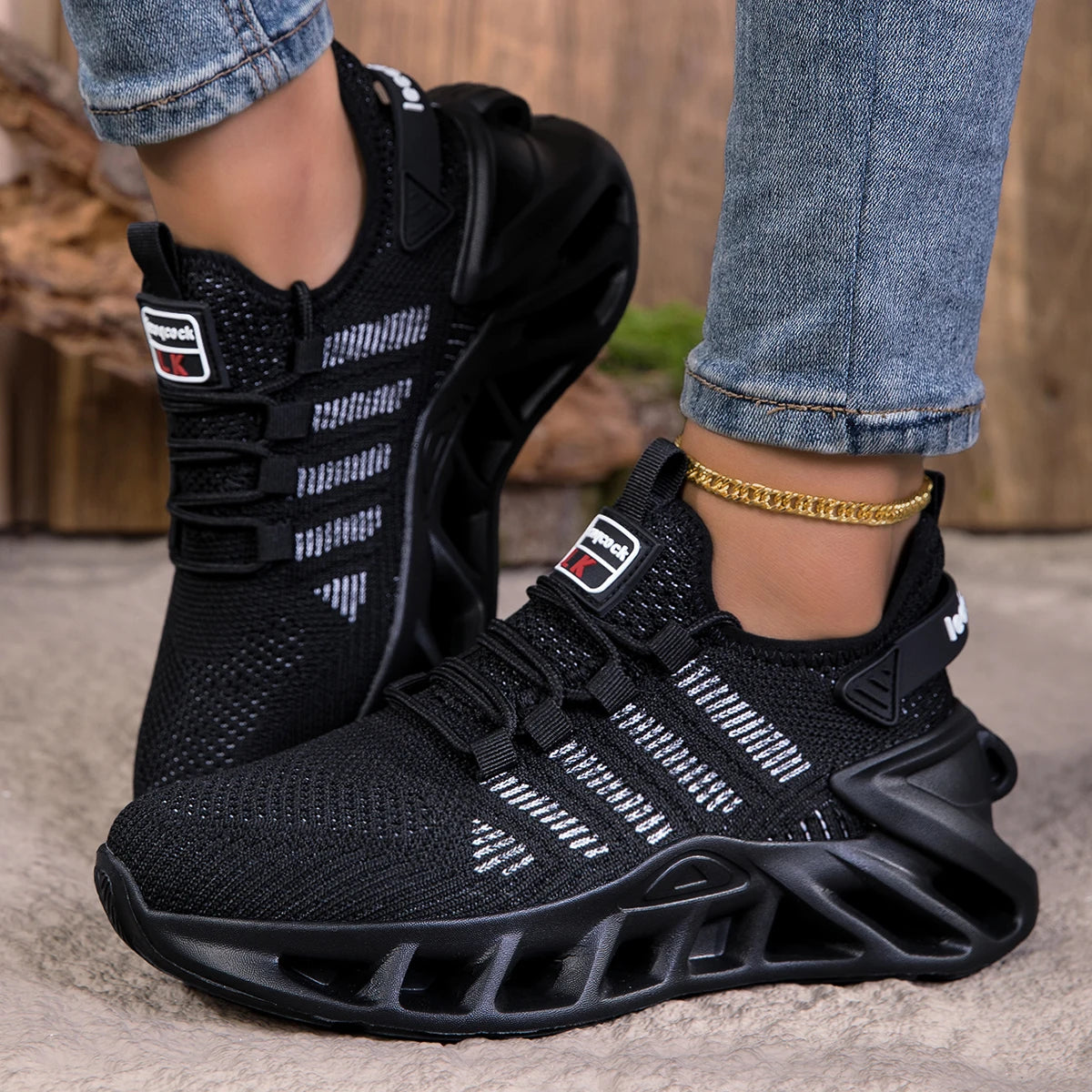 Sneakers Women's Shoes Men Women Running Sports Shoe Lightweight Breathable Comfortable Flat Soft Tennis Shoe Man Sneakers Woman