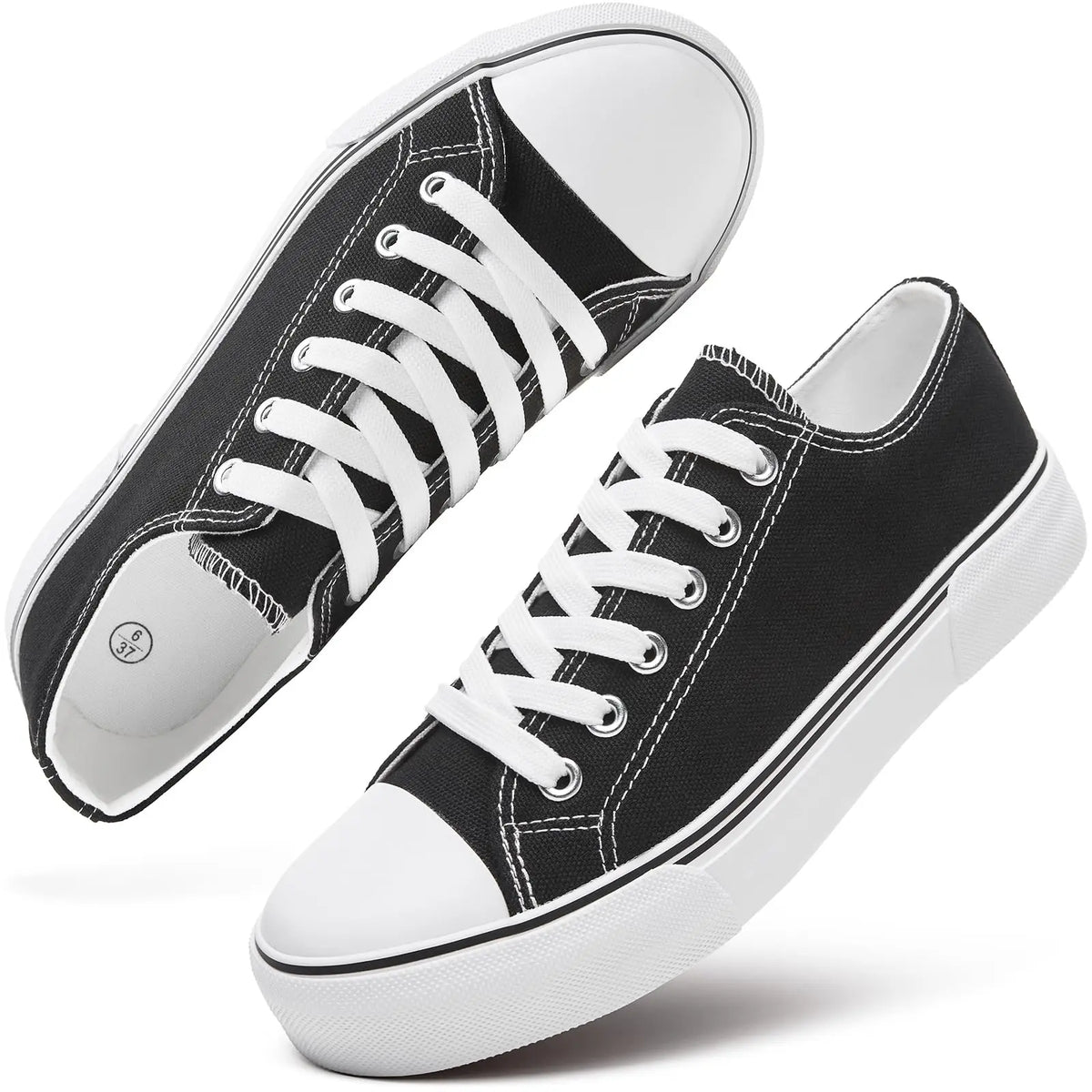 Sneakers for Women Low Top Canvas Shoes Men Fashion Durable Breathable Sneakers Slip on Casual Flats Zapatillas De Deporte