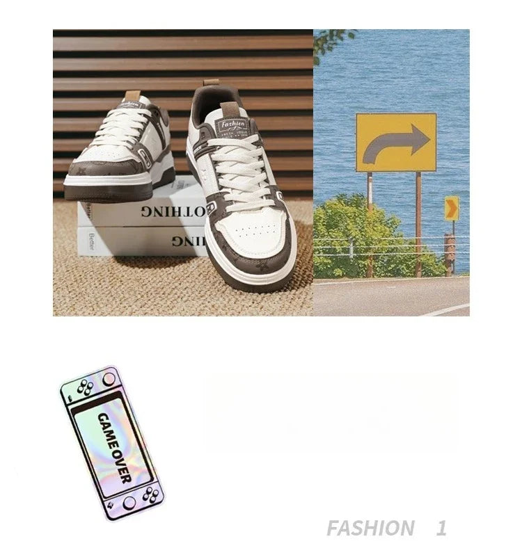 Men's Versatile Comfortable Platform Shoes Fashionable Korean Style Casual Sport Shoes New Arrival Summer Trendy Men's Footwear