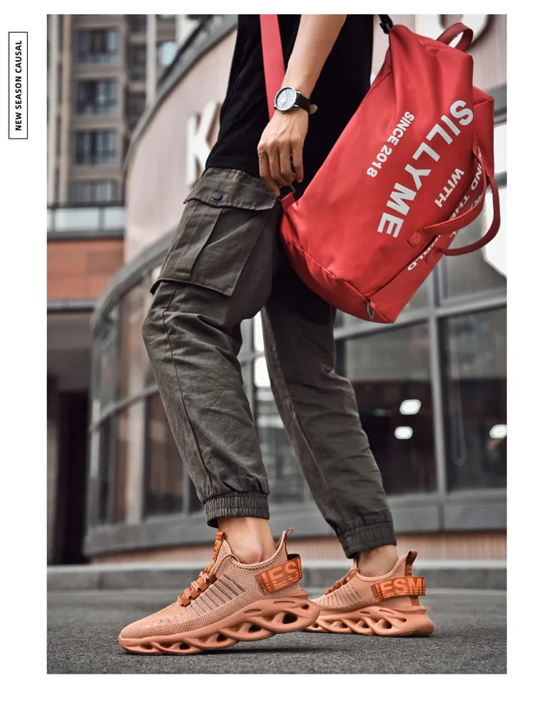 Running Shoes for Men Breathable Sneakers Comfort Soft-Sole Tenis Basketball Shoes Fashion Light Men Sport Shoes Tenis Masculino