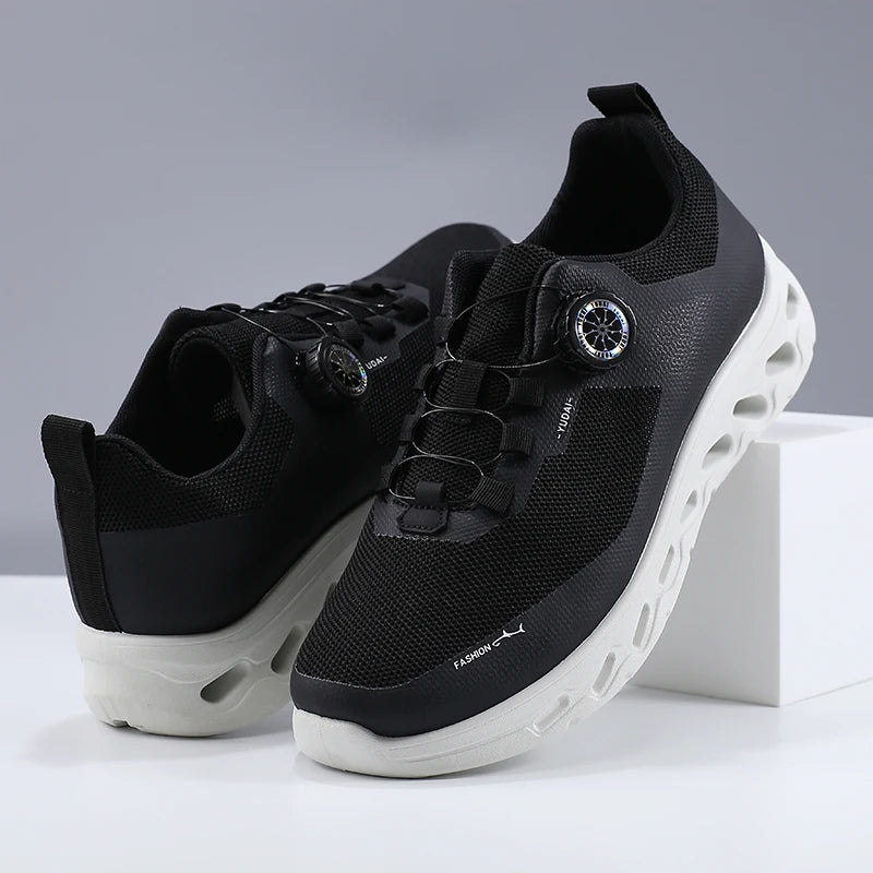 Men's Lightweight Casual Shoes with Breathable Soft Rubber Sole, Anti-Slip and Durable Design for Daily Commuting, Walking, and Sports. Comfortable, Breathable, and Fashionable for Spring and Autumn Wear