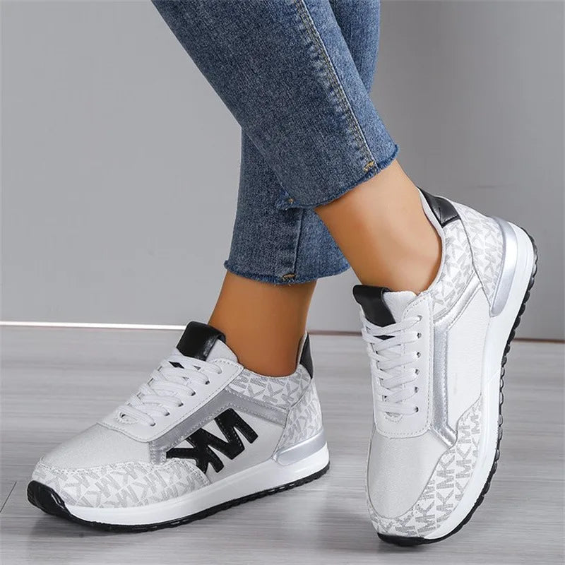 Women's Casual Shoes Black Shoes Trend 2025 Sneakers Women White Vulcanized Shoes Female Tennis Sneaker Running Plus Size 36-43