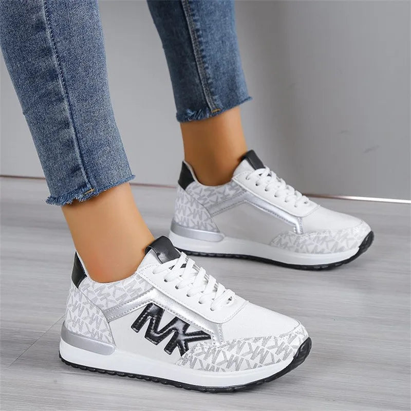 Women's Casual Shoes Black Shoes Trend 2025 Sneakers Women White Vulcanized Shoes Female Tennis Sneaker Running Plus Size 36-43