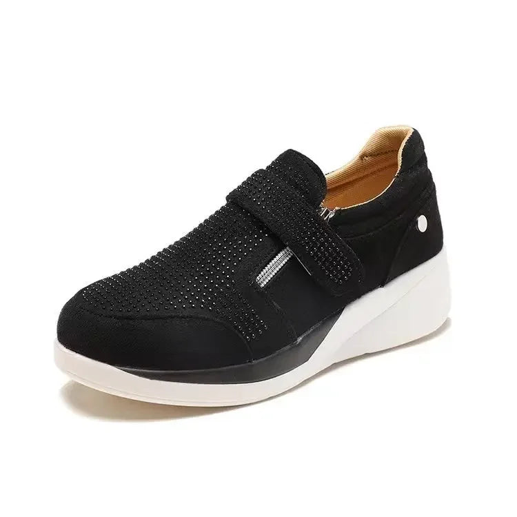NEW Women's Wedges Sneakers Vulcanize Shoes Sequins Shake Shoes Fashion Girls Sport Shoes platprom Woman Sneakers Woman Footwear