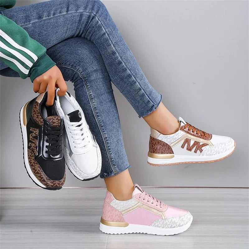 Women's Casual Shoes Black Shoes Trend 2025 Sneakers Women White Vulcanized Shoes Female Tennis Sneaker Running Plus Size 36-43