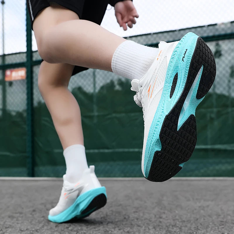Running Shoes for Men Support Anti Torsion Breathable Lightweight Jogging Sneakers Comfortable Marathon Walking Running Footwear