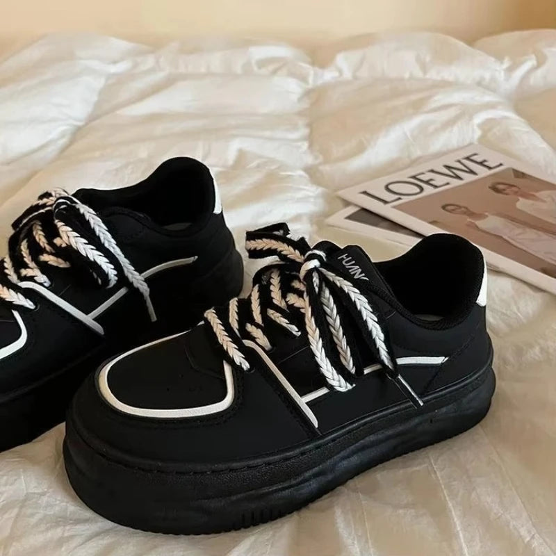 2026 New Heighten Shoes for Women Casual Sneakers New Trend Footwear Comfort Platform Vulcanized Shoes Brand Designer Shoes
