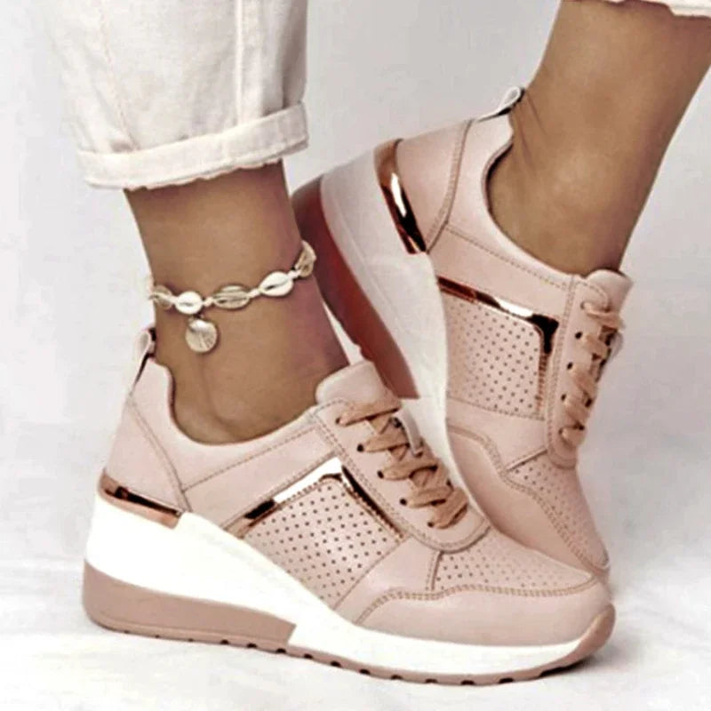 NEW Women's Wedges Sneakers Vulcanize Shoes Sequins Shake Shoes Fashion Girls Sport Shoes platprom Woman Sneakers Woman Footwear