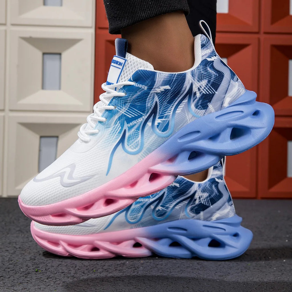 Sneakers Women's Shoes Men Women Running Sports Shoe Lightweight Breathable Comfortable Flat Soft Tennis Shoe Man Sneakers Woman