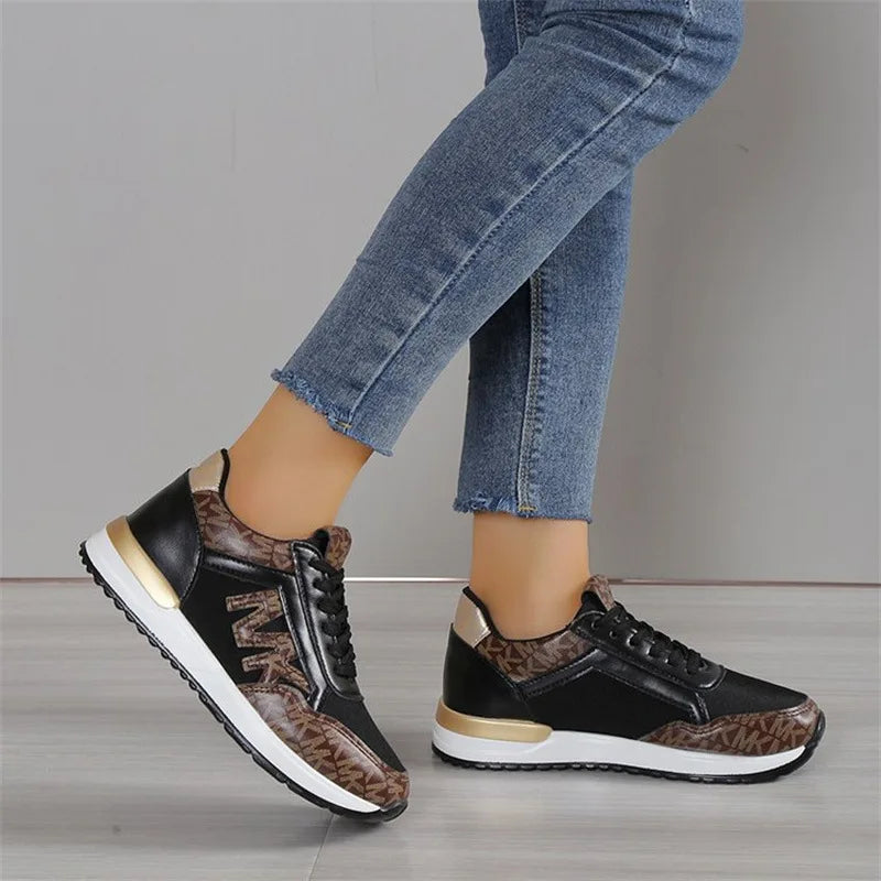 Women's Casual Shoes Black Shoes Trend 2025 Sneakers Women White Vulcanized Shoes Female Tennis Sneaker Running Plus Size 36-43