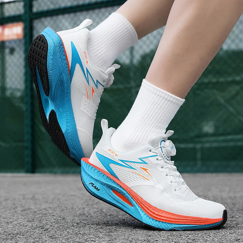 Running Shoes for Men Support Anti Torsion Breathable Lightweight Jogging Sneakers Comfortable Marathon Walking Running Footwear