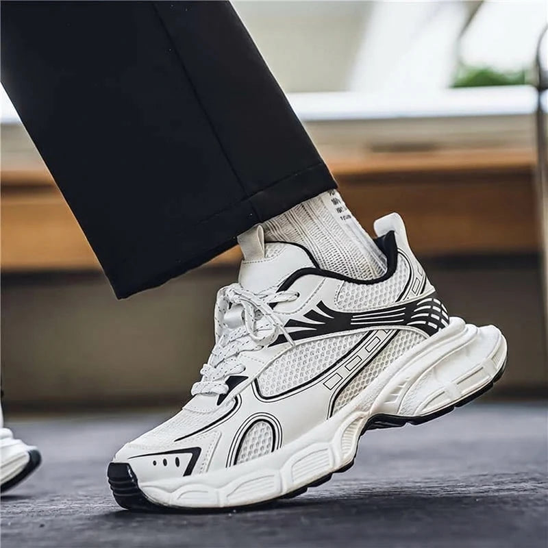 2026 New Men's Breathable Mesh Lightweight Comfortable Casual Running Shoes Non-slip Soft Sole Outdoor Walking Sports Sneakers