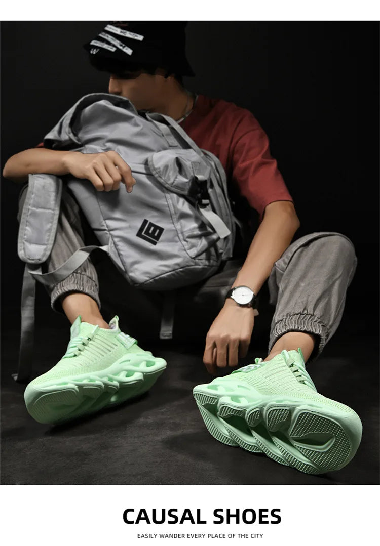 Running Shoes for Men Breathable Sneakers Comfort Soft-Sole Tenis Basketball Shoes Fashion Light Men Sport Shoes Tenis Masculino