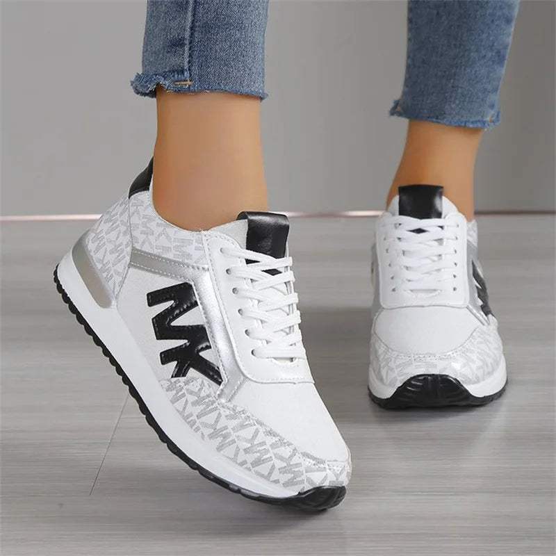 Classic Black & White Tennis Sneaker