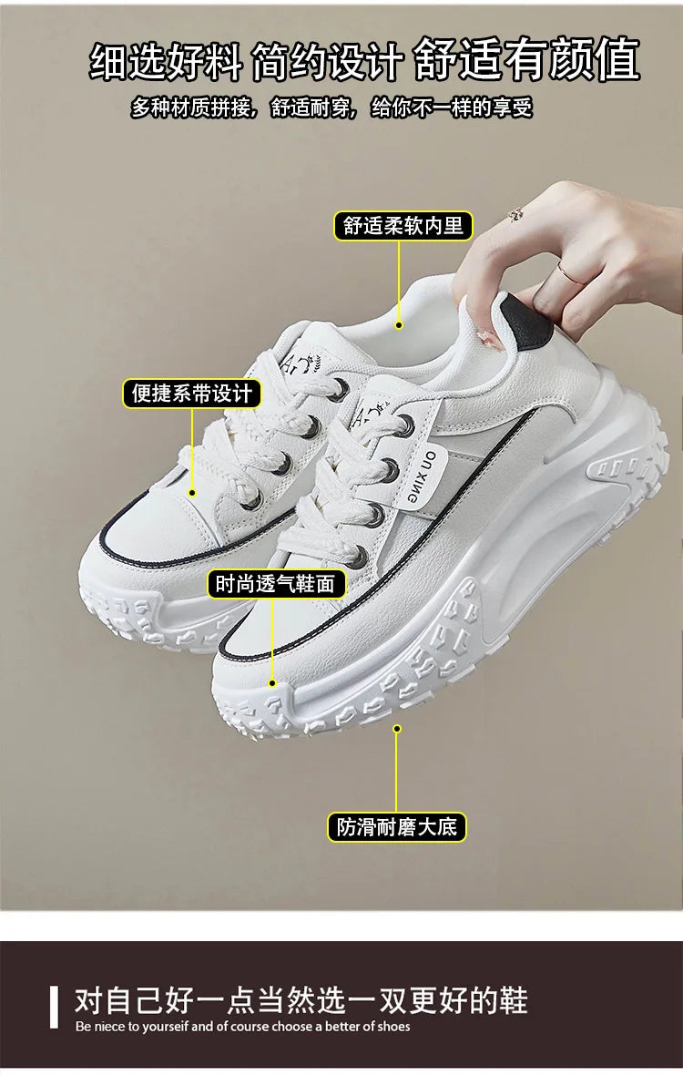 Platform Shoes for Women Outdoor Casual Jogging Sneakers Designer Brand Woman Walking Trainers Wedges Chunky Hiking Footwear