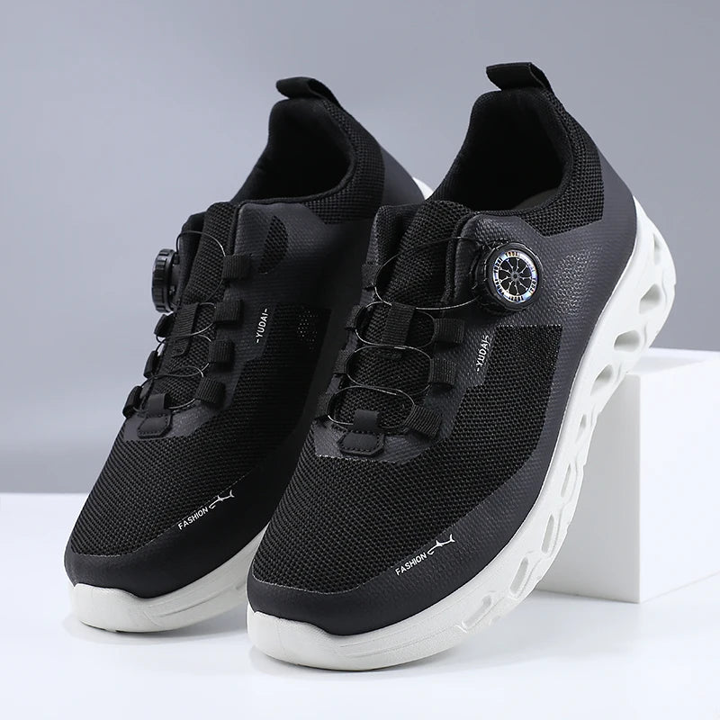 Men's Lightweight Casual Shoes with Breathable Soft Rubber Sole, Anti-Slip and Durable Design for Daily Commuting, Walking, and Sports. Comfortable, Breathable, and Fashionable for Spring and Autumn Wear