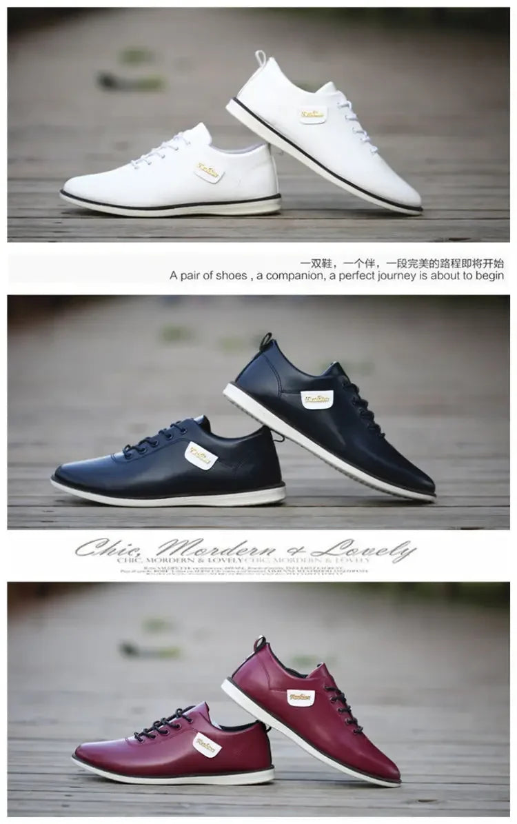 Men Shoes Business Casual Shoes for Male PU Leather Shoes 2025 Sneakers Men Fashion Loafers Walking Footwear Zapatos De Hombre
