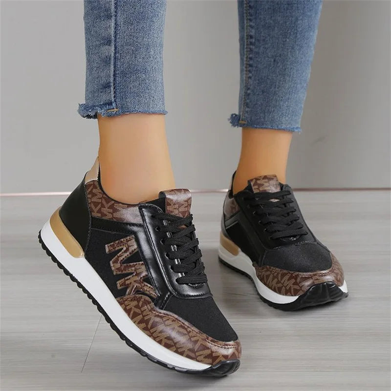 Classic Black & White Tennis Sneaker