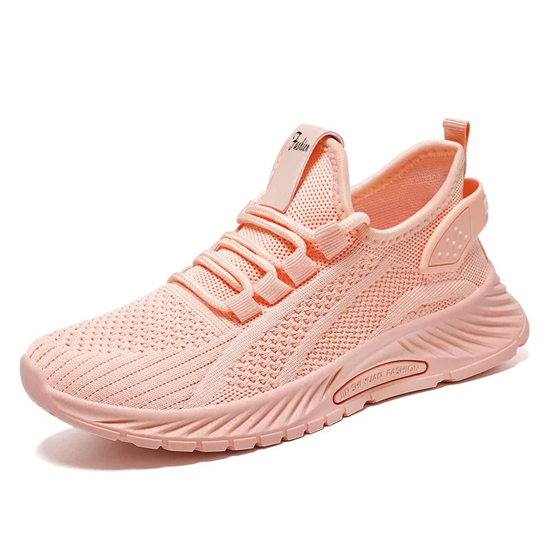Women's shoes 2026 versatile four season new casual sports single shoes breathable plus size women's shoes 36-43