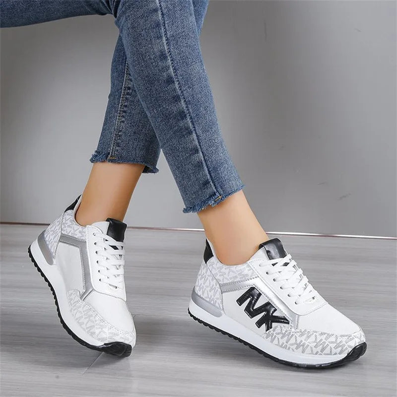 Women's Casual Shoes Black Shoes Trend 2025 Sneakers Women White Vulcanized Shoes Female Tennis Sneaker Running Plus Size 36-43