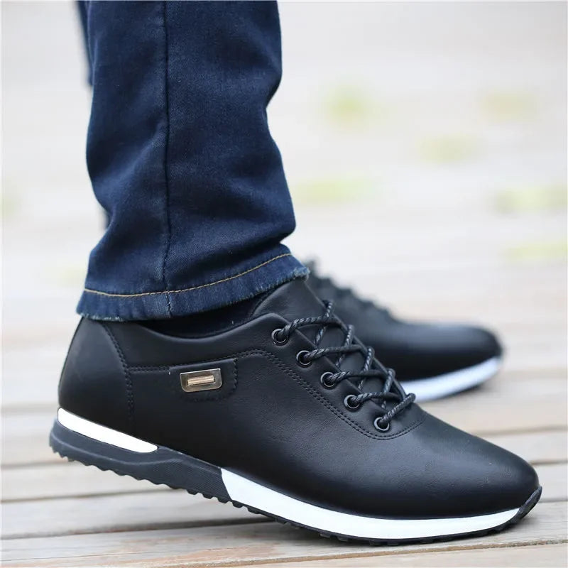 Men Shoes Business Casual Shoes for Male PU Leather Shoes 2025 Sneakers Men Fashion Loafers Walking Footwear Zapatos De Hombre