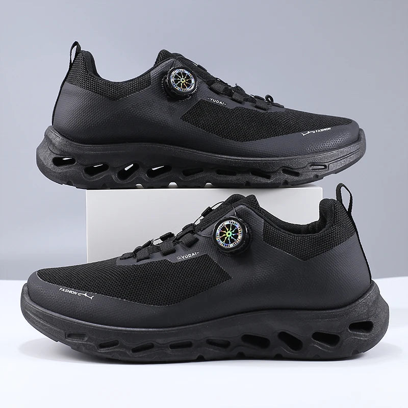 Men's Lightweight Casual Shoes with Breathable Soft Rubber Sole, Anti-Slip and Durable Design for Daily Commuting, Walking, and Sports. Comfortable, Breathable, and Fashionable for Spring and Autumn Wear