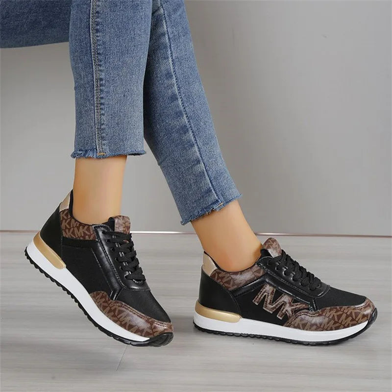Women's Casual Shoes Black Shoes Trend 2025 Sneakers Women White Vulcanized Shoes Female Tennis Sneaker Running Plus Size 36-43