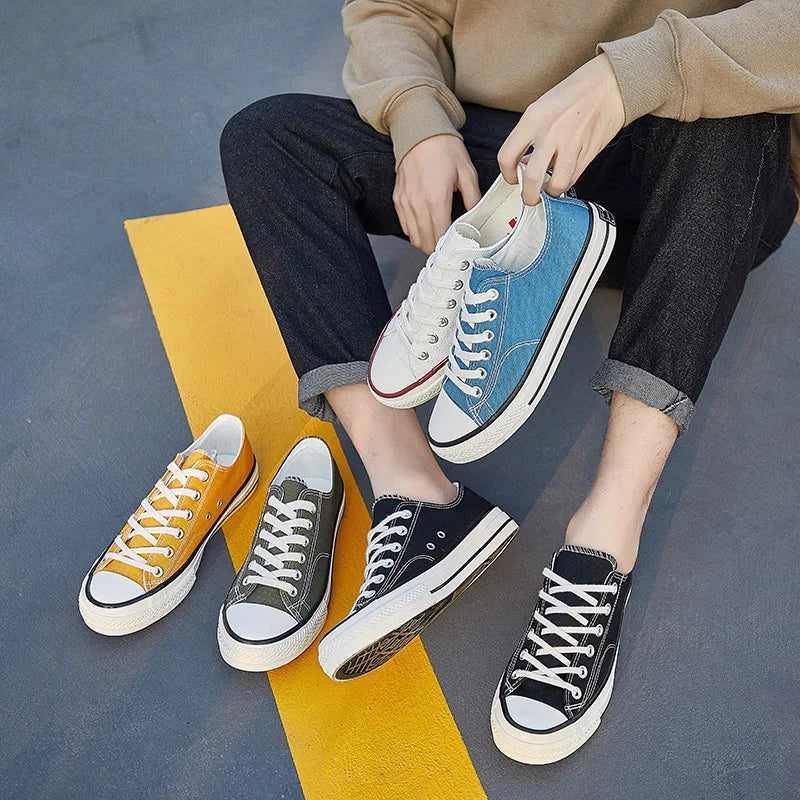 Casual Sneakers Low Top Women Shoes Men Canvas Shoes men Fashion Summer Students Vulcanize Shoes Flats 2026 Spring Summer