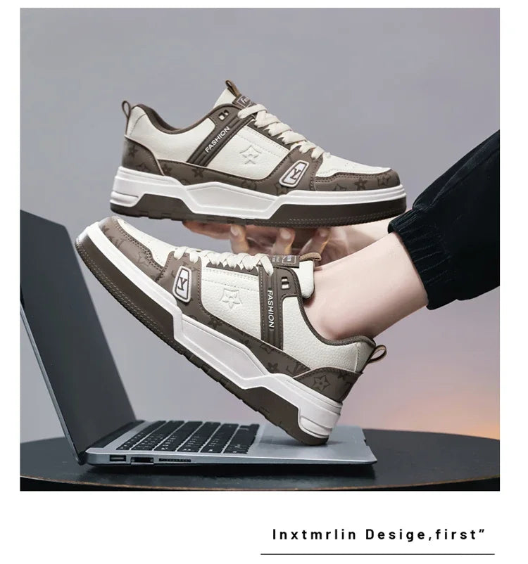 Men's Versatile Comfortable Platform Shoes Fashionable Korean Style Casual Sport Shoes New Arrival Summer Trendy Men's Footwear