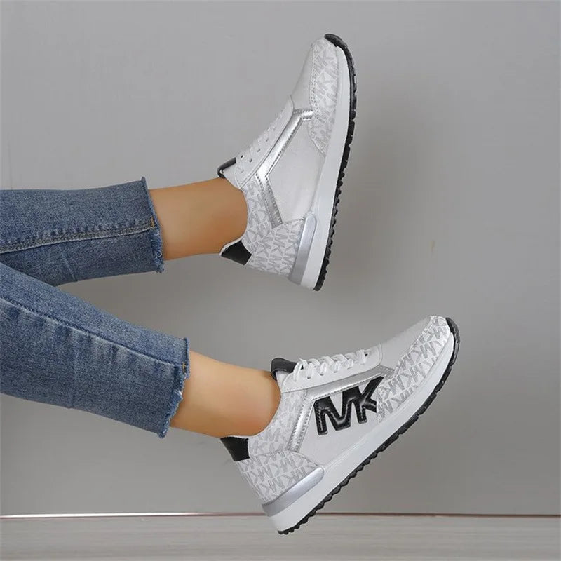 Women's Casual Shoes Black Shoes Trend 2025 Sneakers Women White Vulcanized Shoes Female Tennis Sneaker Running Plus Size 36-43