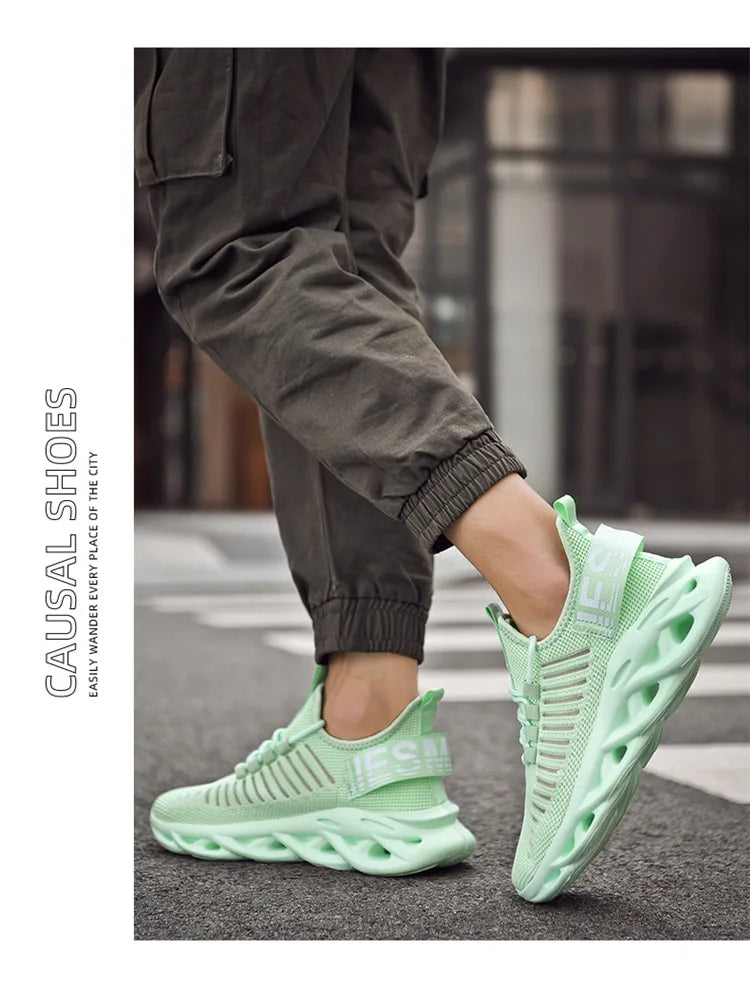 Running Shoes for Men Breathable Sneakers Comfort Soft-Sole Tenis Basketball Shoes Fashion Light Men Sport Shoes Tenis Masculino