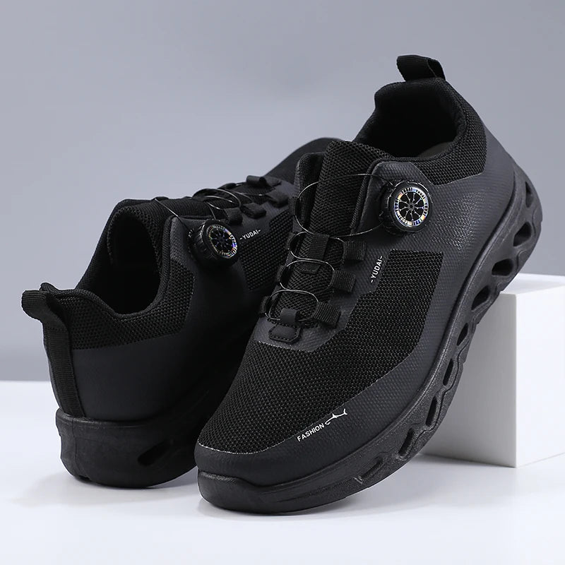 Men's Lightweight Casual Shoes with Breathable Soft Rubber Sole, Anti-Slip and Durable Design for Daily Commuting, Walking, and Sports. Comfortable, Breathable, and Fashionable for Spring and Autumn Wear