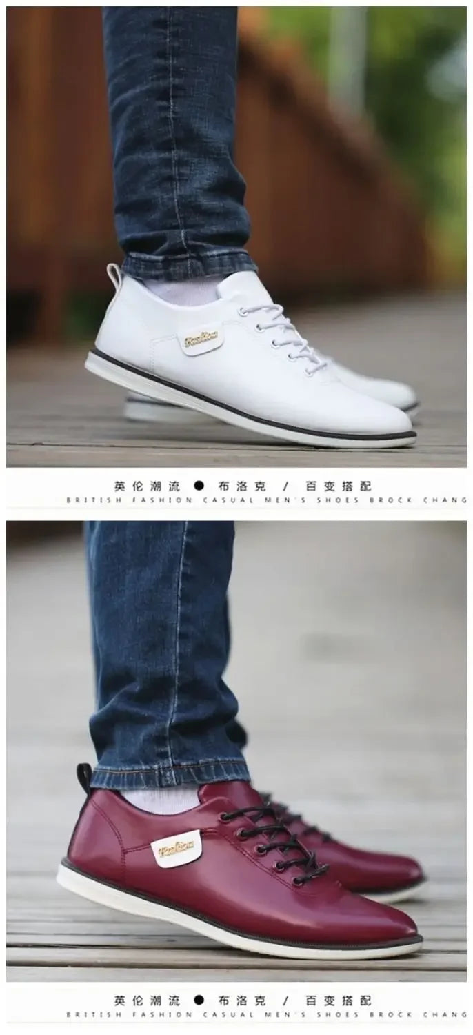 Men Shoes Business Casual Shoes for Male PU Leather Shoes 2025 Sneakers Men Fashion Loafers Walking Footwear Zapatos De Hombre
