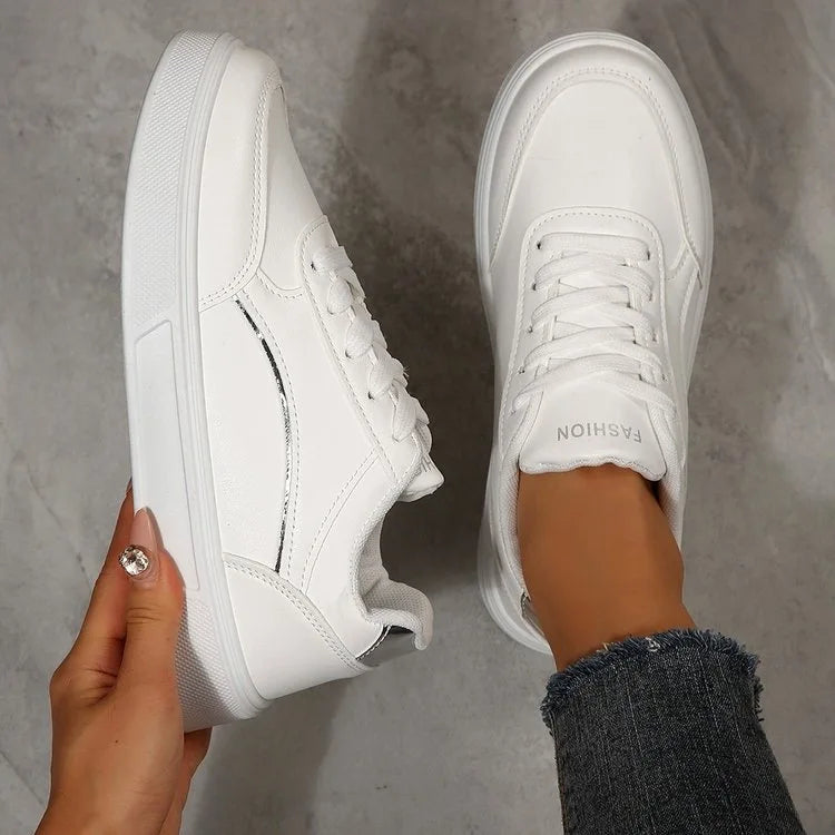 Women Casual Sneakers Leather Platform Sneakers for Women Classics Comfort Skateboarding Shoes Non-Slip 2026 New