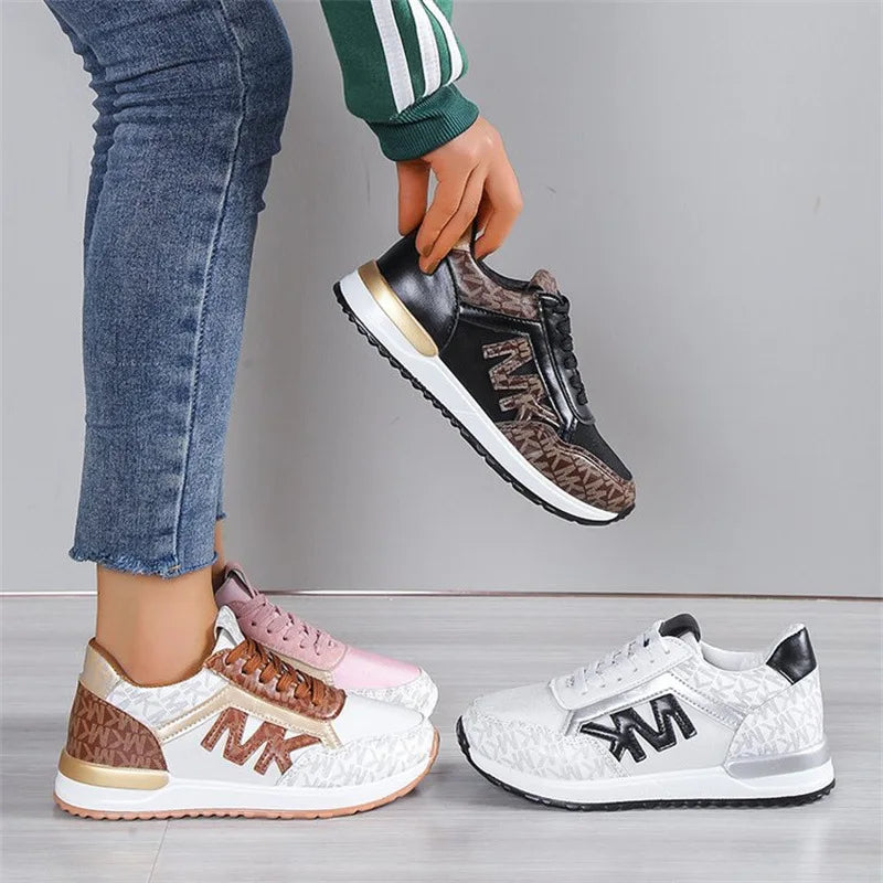 Women's Casual Shoes Black Shoes Trend 2025 Sneakers Women White Vulcanized Shoes Female Tennis Sneaker Running Plus Size 36-43