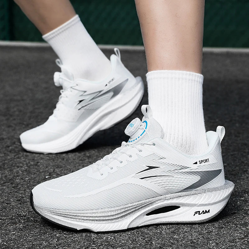 Running Shoes for Men Support Anti Torsion Breathable Lightweight Jogging Sneakers Comfortable Marathon Walking Running Footwear