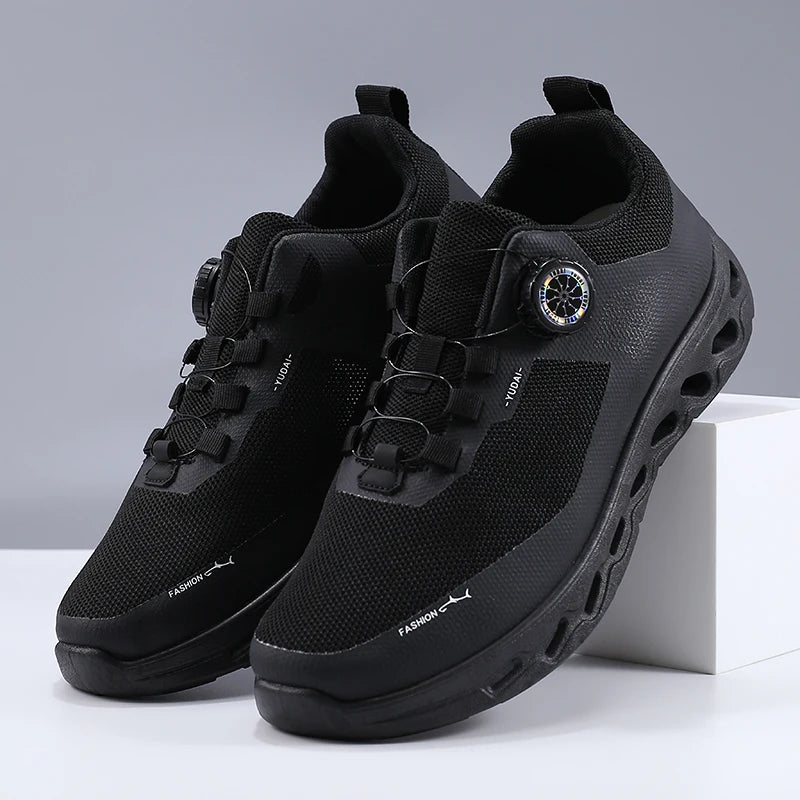 Men's Lightweight Casual Shoes with Breathable Soft Rubber Sole, Anti-Slip and Durable Design for Daily Commuting, Walking, and Sports. Comfortable, Breathable, and Fashionable for Spring and Autumn Wear