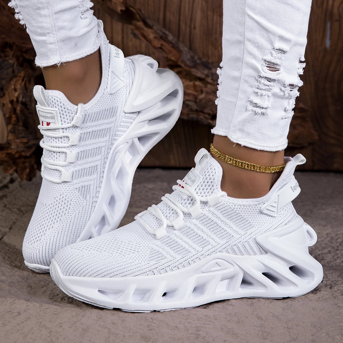 Sneakers Women's Shoes Men Women Running Sports Shoe Lightweight Breathable Comfortable Flat Soft Tennis Shoe Man Sneakers Woman