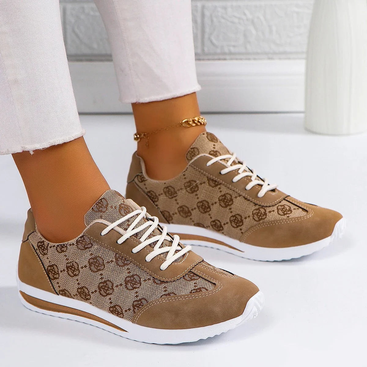 Outdoor Comfort Lace-Up Sneaker