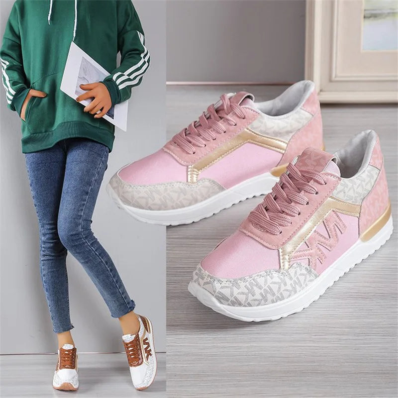 Women's Casual Shoes Black Shoes Trend 2025 Sneakers Women White Vulcanized Shoes Female Tennis Sneaker Running Plus Size 36-43