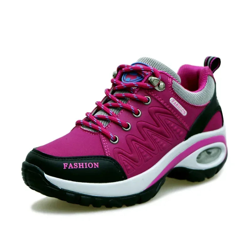 Women Sneakers Elevated Thick Sole Casual Shoes Outdoor Anti Slip Mountaineering Lightweight Luxury Fashion Vulcanized Shoes