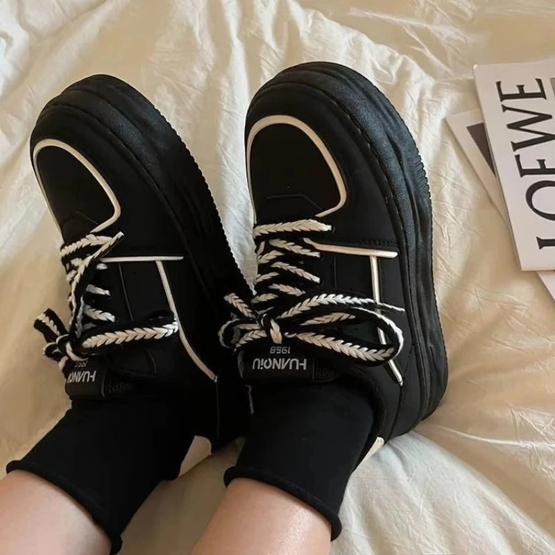 2026 New Heighten Shoes for Women Casual Sneakers New Trend Footwear Comfort Platform Vulcanized Shoes Brand Designer Shoes