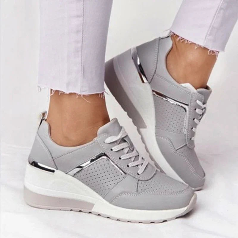 NEW Women's Wedges Sneakers Vulcanize Shoes Sequins Shake Shoes Fashion Girls Sport Shoes platprom Woman Sneakers Woman Footwear