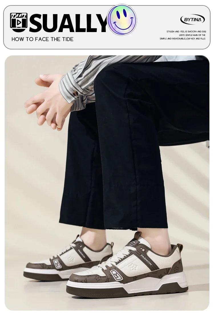 Men's Versatile Comfortable Platform Shoes Fashionable Korean Style Casual Sport Shoes New Arrival Summer Trendy Men's Footwear