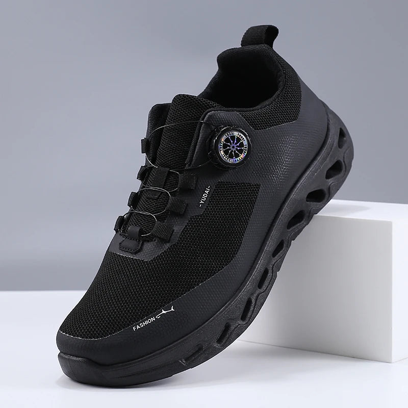 Men's Lightweight Casual Shoes with Breathable Soft Rubber Sole, Anti-Slip and Durable Design for Daily Commuting, Walking, and Sports. Comfortable, Breathable, and Fashionable for Spring and Autumn Wear