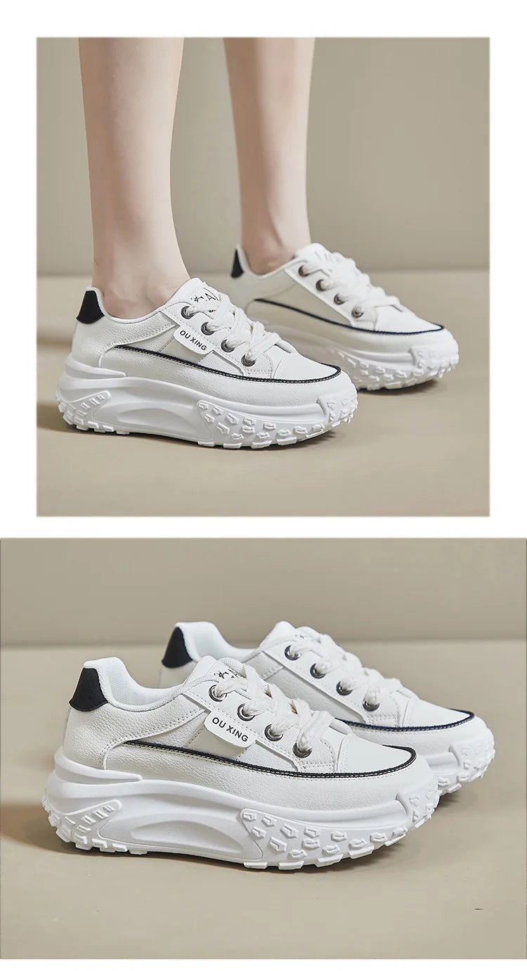 Platform Shoes for Women Outdoor Casual Jogging Sneakers Designer Brand Woman Walking Trainers Wedges Chunky Hiking Footwear