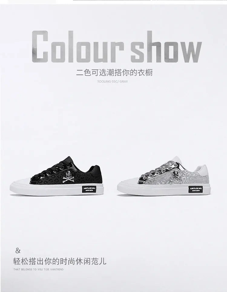 men's shoes  Casual Versatile  Flats Skateboard Shoes Breathable Lightweight Fashion Trend Sneakers