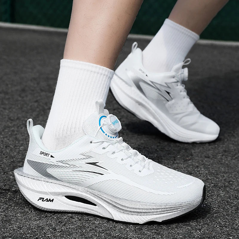 Running Shoes for Men Support Anti Torsion Breathable Lightweight Jogging Sneakers Comfortable Marathon Walking Running Footwear