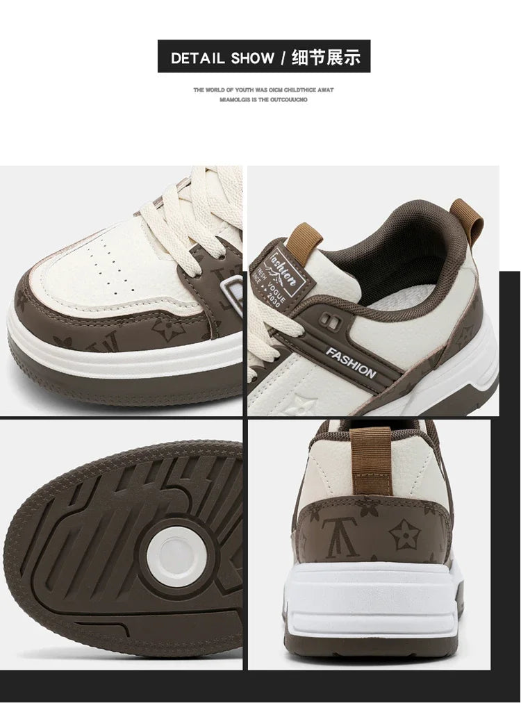 Men's Versatile Comfortable Platform Shoes Fashionable Korean Style Casual Sport Shoes New Arrival Summer Trendy Men's Footwear