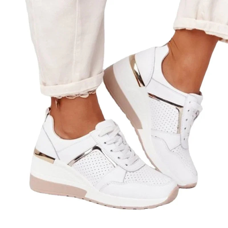 NEW Women's Wedges Sneakers Vulcanize Shoes Sequins Shake Shoes Fashion Girls Sport Shoes platprom Woman Sneakers Woman Footwear